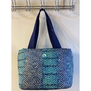 Igloo blue green lunch tote 8x14”